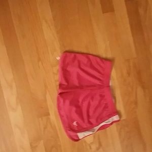 Pink/white justice shorts